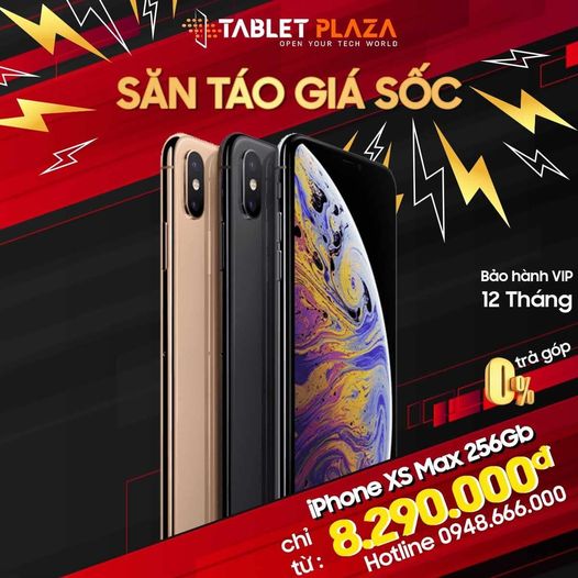 xs max 256gb giá cực rẻ tại tablet plaza