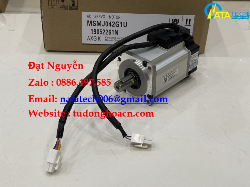 MSMJ042G1U bộ động cơ 400W dòng Minas A5 - Đại Lý Panasonic - Natatech