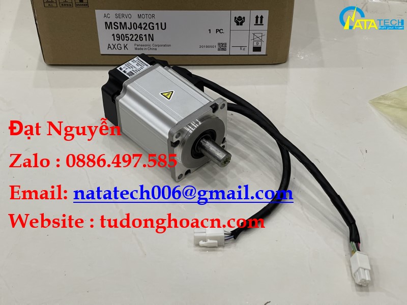 MSMJ042G1U bộ động cơ 400W dòng Minas A5 - Đại Lý Panasonic - Natatech