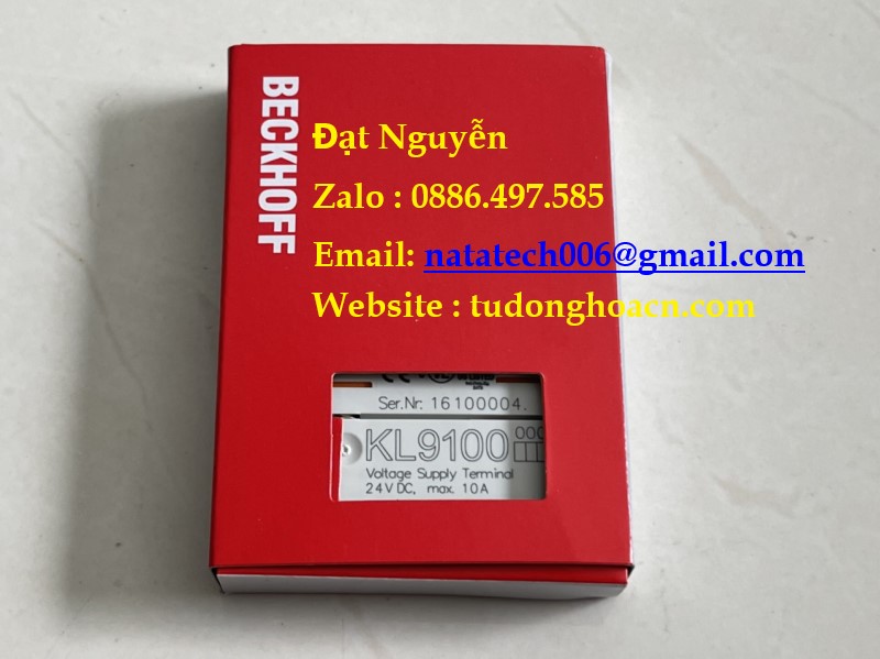 KL9100  Thiết bị đầu cuối cung cấp tiềm năng - Đại Lý Beckhoff