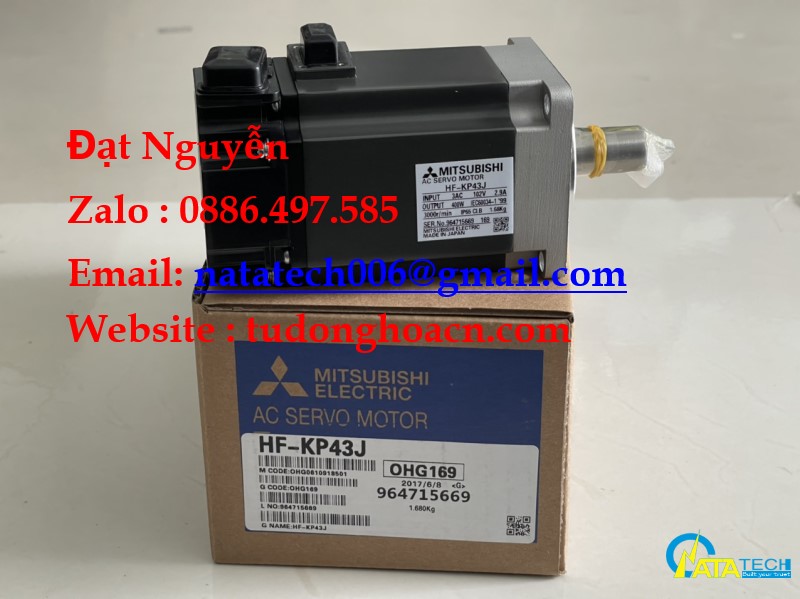 HF-KP43J bộ động cơ công suất 0.4Kw - Đại lý chính hãng Mitsubishi