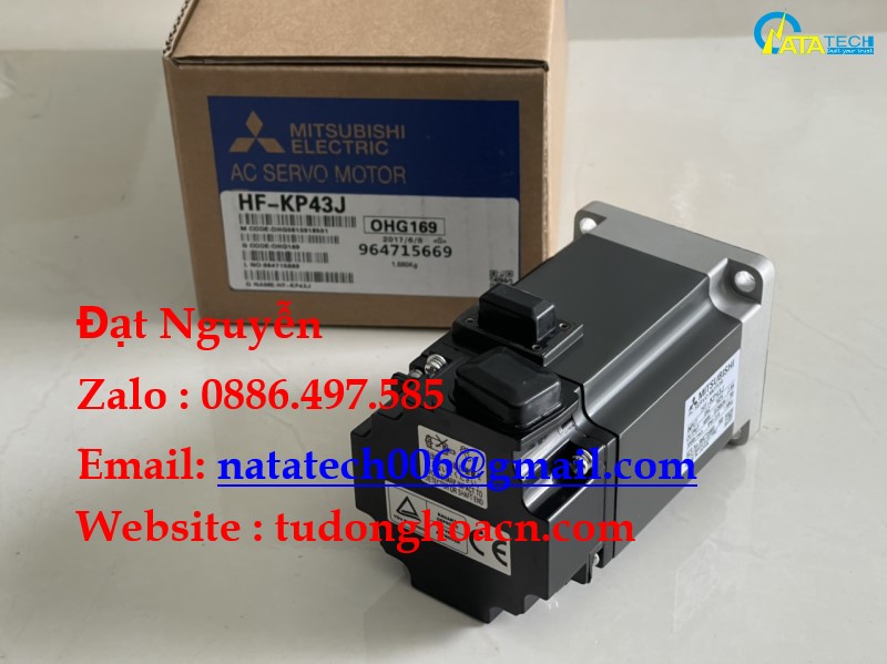 HF-KP43J bộ động cơ công suất 0.4Kw - Đại lý chính hãng Mitsubishi