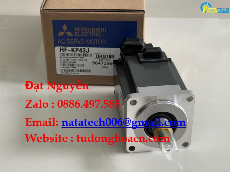 HF-KP43J bộ động cơ công suất 0.4Kw - Đại lý chính hãng Mitsubishi