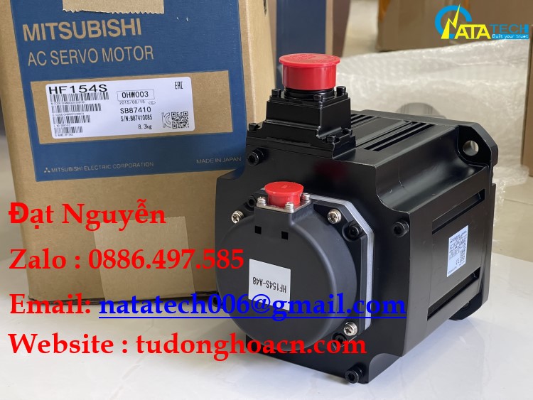 HF154S bộ động cơ công suất 1.5Kw Mitsubishi - Đại Lý chính hãng Nata