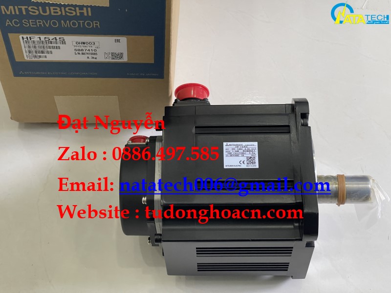 HF154S bộ động cơ công suất 1.5Kw Mitsubishi - Đại Lý chính hãng Nata