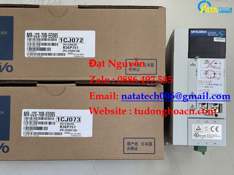 MR-J2S-70B-EE085 bộ điều khiển dòng đặc biệt theo máy - chính hãng Mit