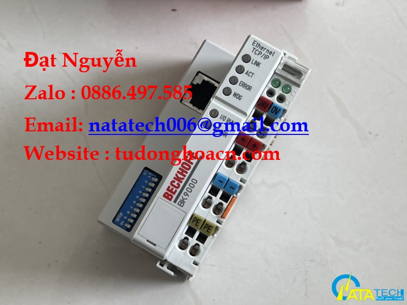 BK9000 bộ ghép nối bus ethernet TVP/IP chính hãng Beckhoff
