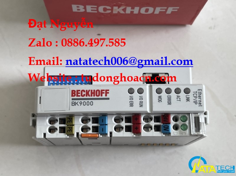 BK9000 bộ ghép nối bus ethernet TVP/IP chính hãng Beckhoff