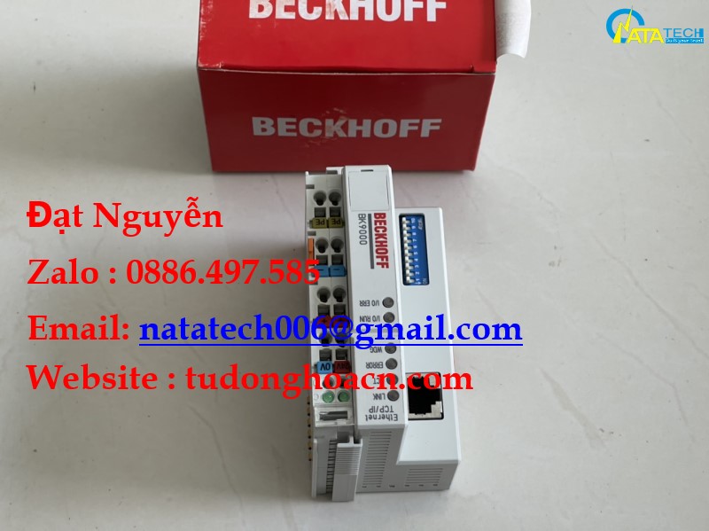 BK9000 bộ ghép nối bus ethernet TVP/IP chính hãng Beckhoff