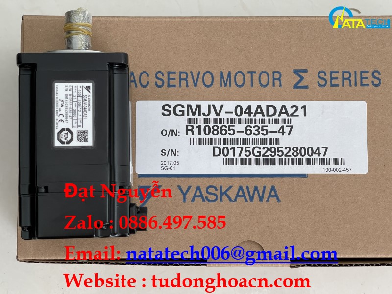 SGMJV-04ADA21 bộ động cơ 0.4kw chính hãng mới - Đại Lý chính hãng Yas