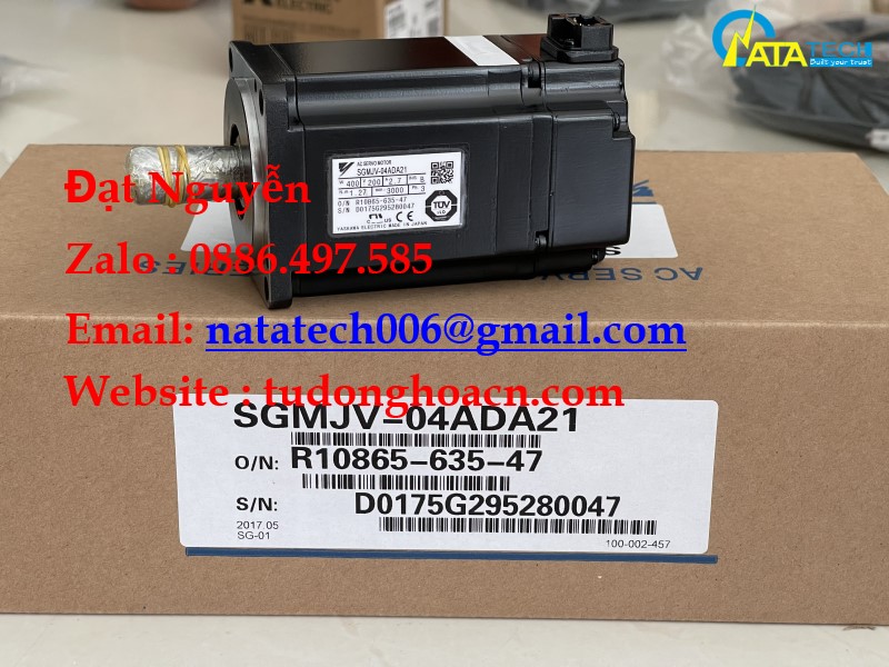 SGMJV-04ADA21 bộ động cơ 0.4kw chính hãng mới - Đại Lý chính hãng Yas