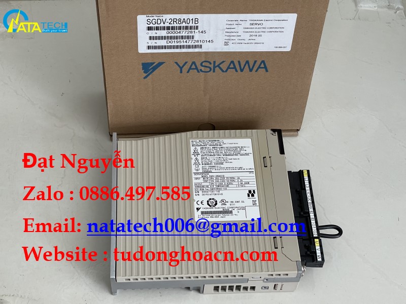 SGDV-2R8A01B bộ driver chính hãng công suất 400w Yaskawa- Đại Lý Nata
