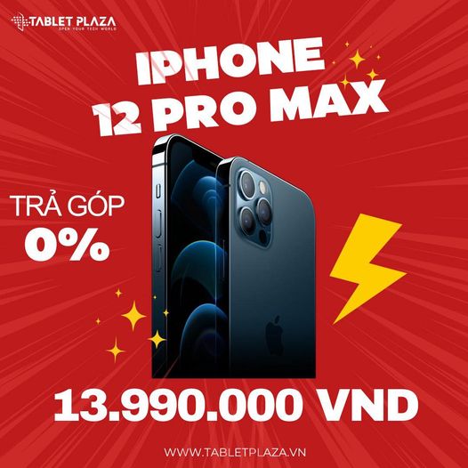 Sale chấn động iPhone 12 pro max 128GB tại Tablet Plaza