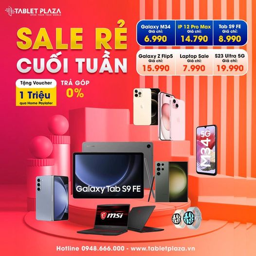 Sale rẻ cuối tuần - ưu đãi không ngừng