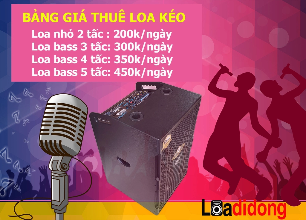 Cho Thuê Loa Kẹo Kéo Quận 10 - Giá Chỉ Từ 100K
