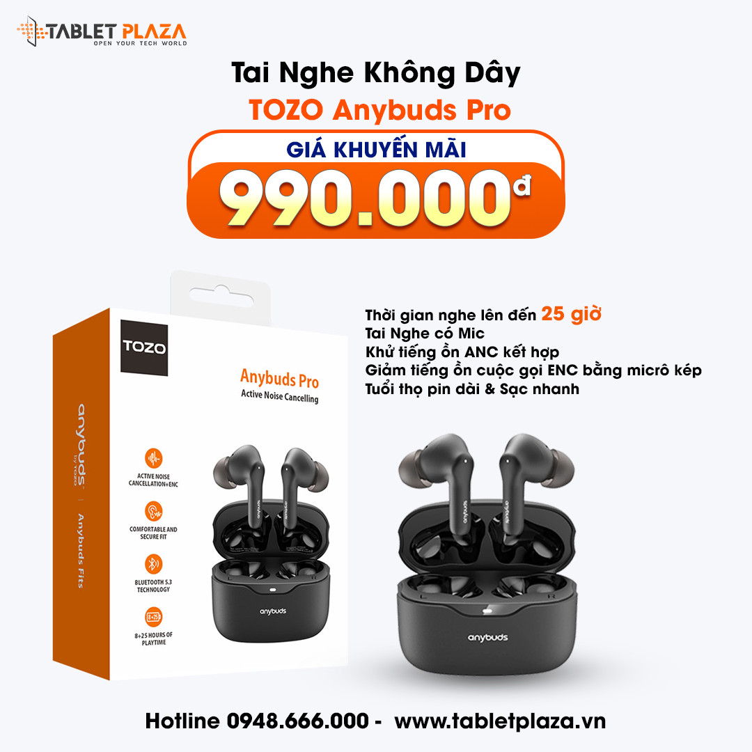tai nghe chống ồn tozo chính hãng từ mỹ