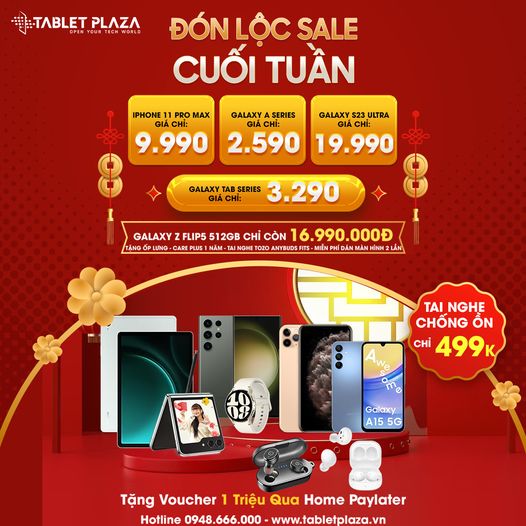đón lộc sale cuối tuần