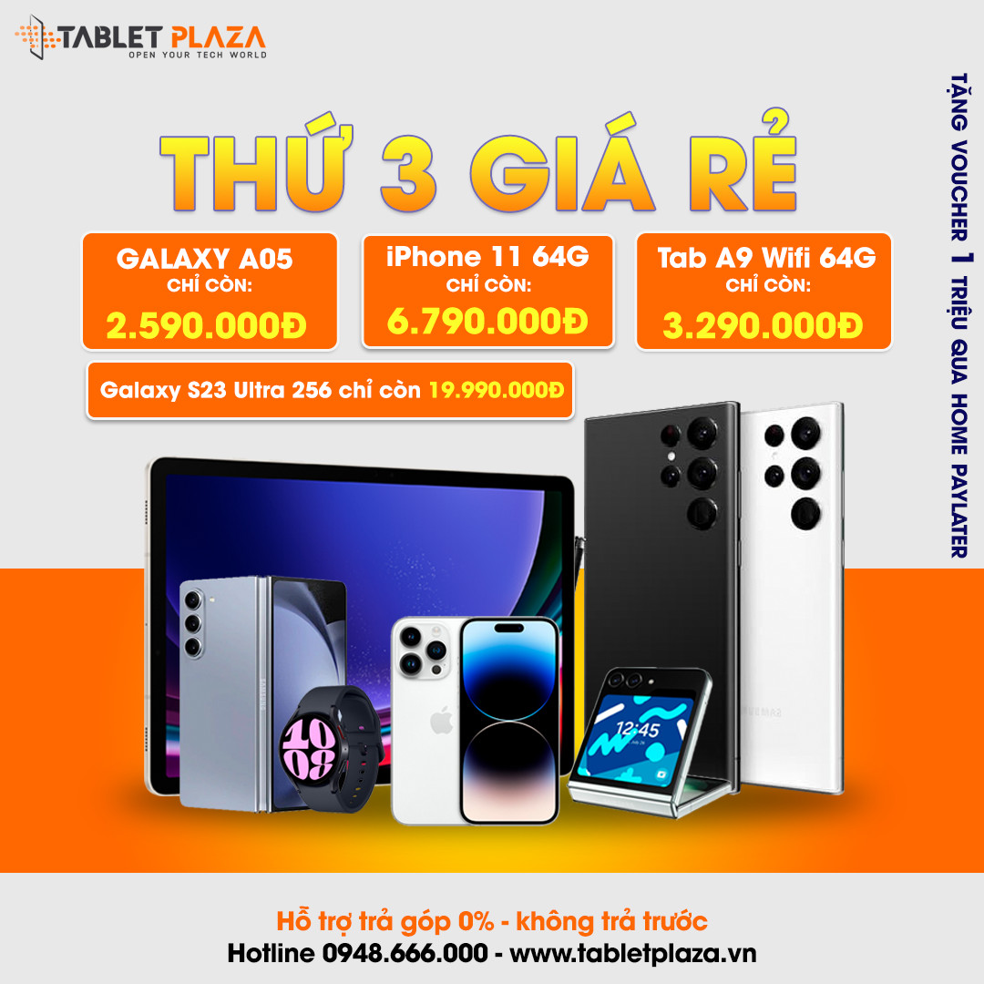 thứ ba giá rẻ mua gì cũng hời