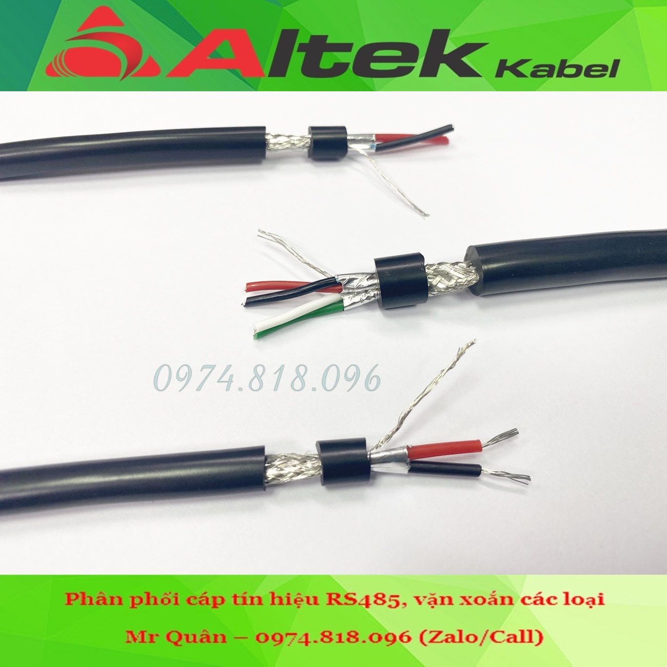 Cáp truyền tín hiệu chống nhiễu RS485 Altek Kabel