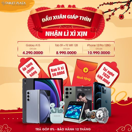 Đầu xuân giáp thìn nhận lì xì xịn