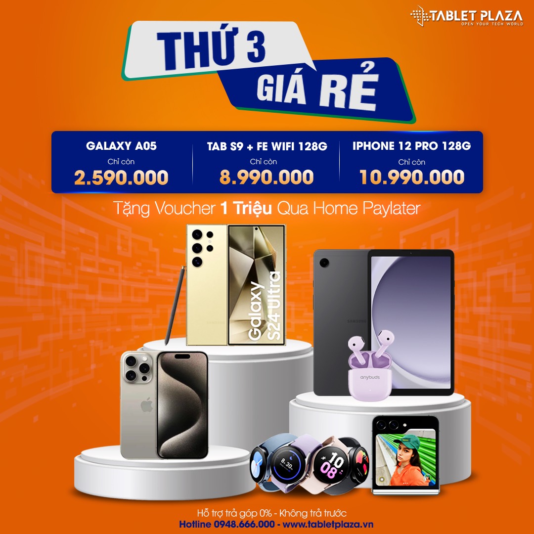 Thứ ba giá rẻ mua sắm vui vẻ