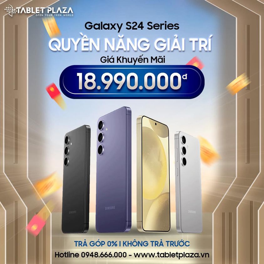quyền năng giải trí galaxy 24 series