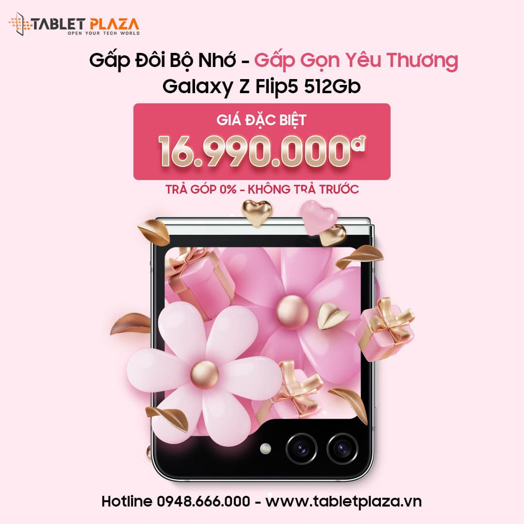 Gấp đôi bộ nhớ gấo gọn yêu thương