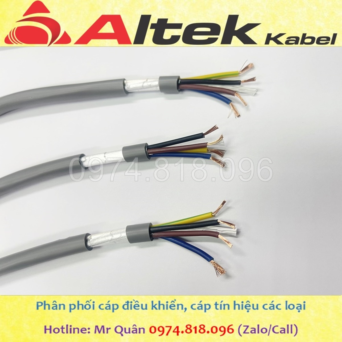 Dây tín hiệu Altek Kabel 4 ruột rvv rvvp