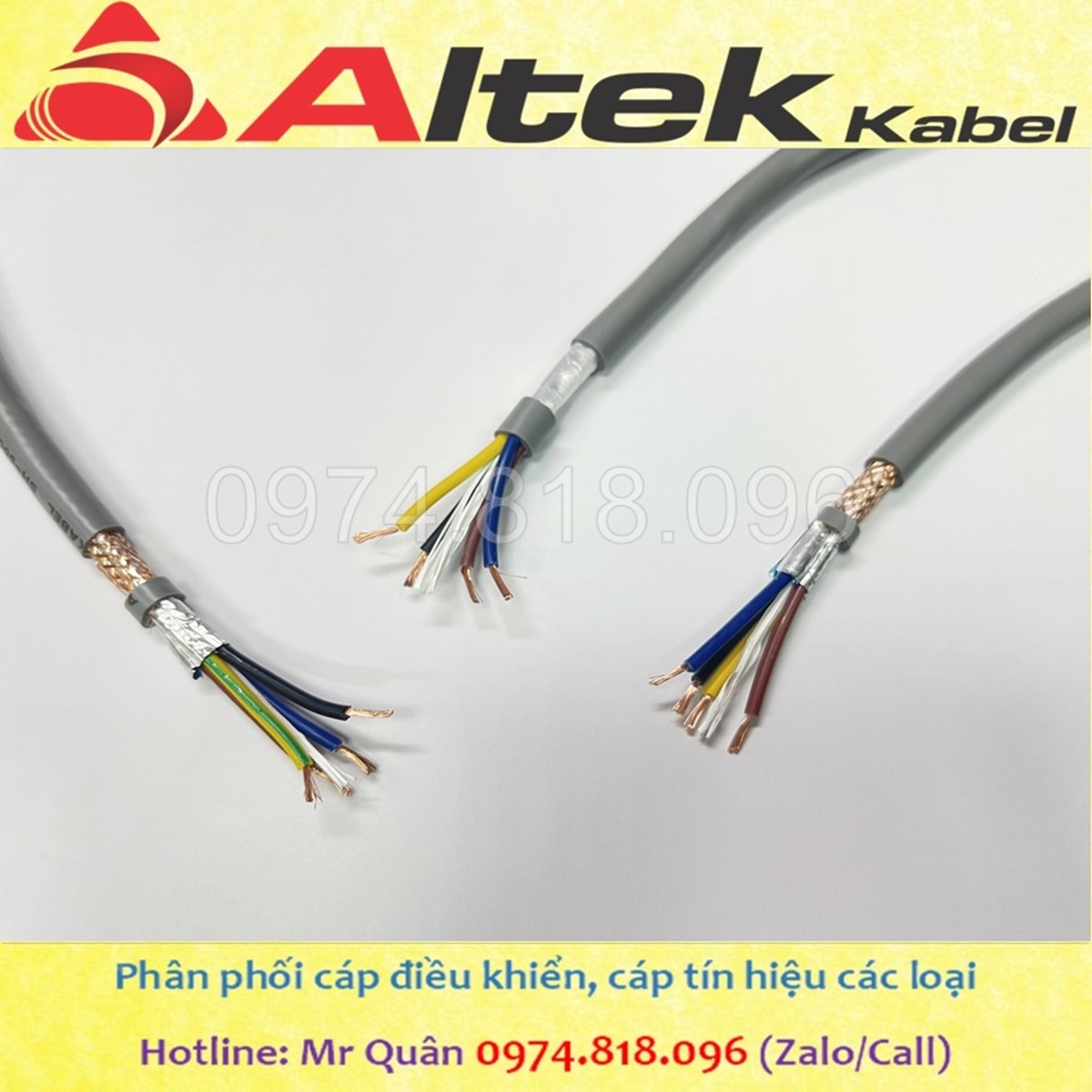 Dây tín hiệu Altek Kabel 4 ruột rvv rvvp