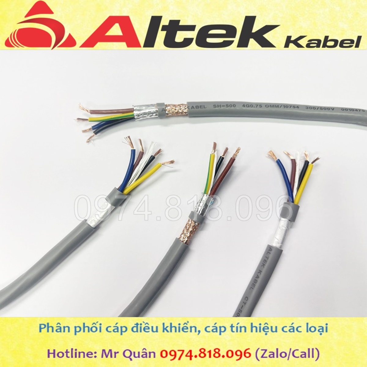 Dây tín hiệu Altek Kabel 4 ruột rvv rvvp