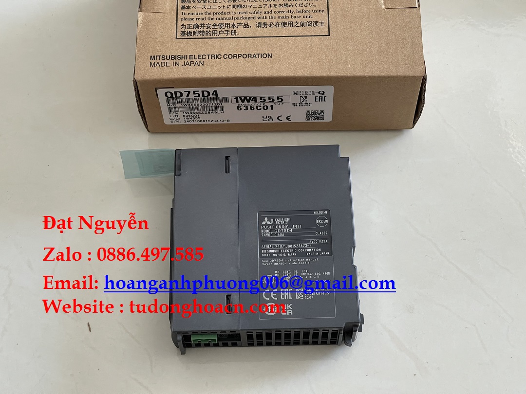 QD75D4 bộ thiết bị mô đun điều khiển vị trí công nghiệp Mitsubishi