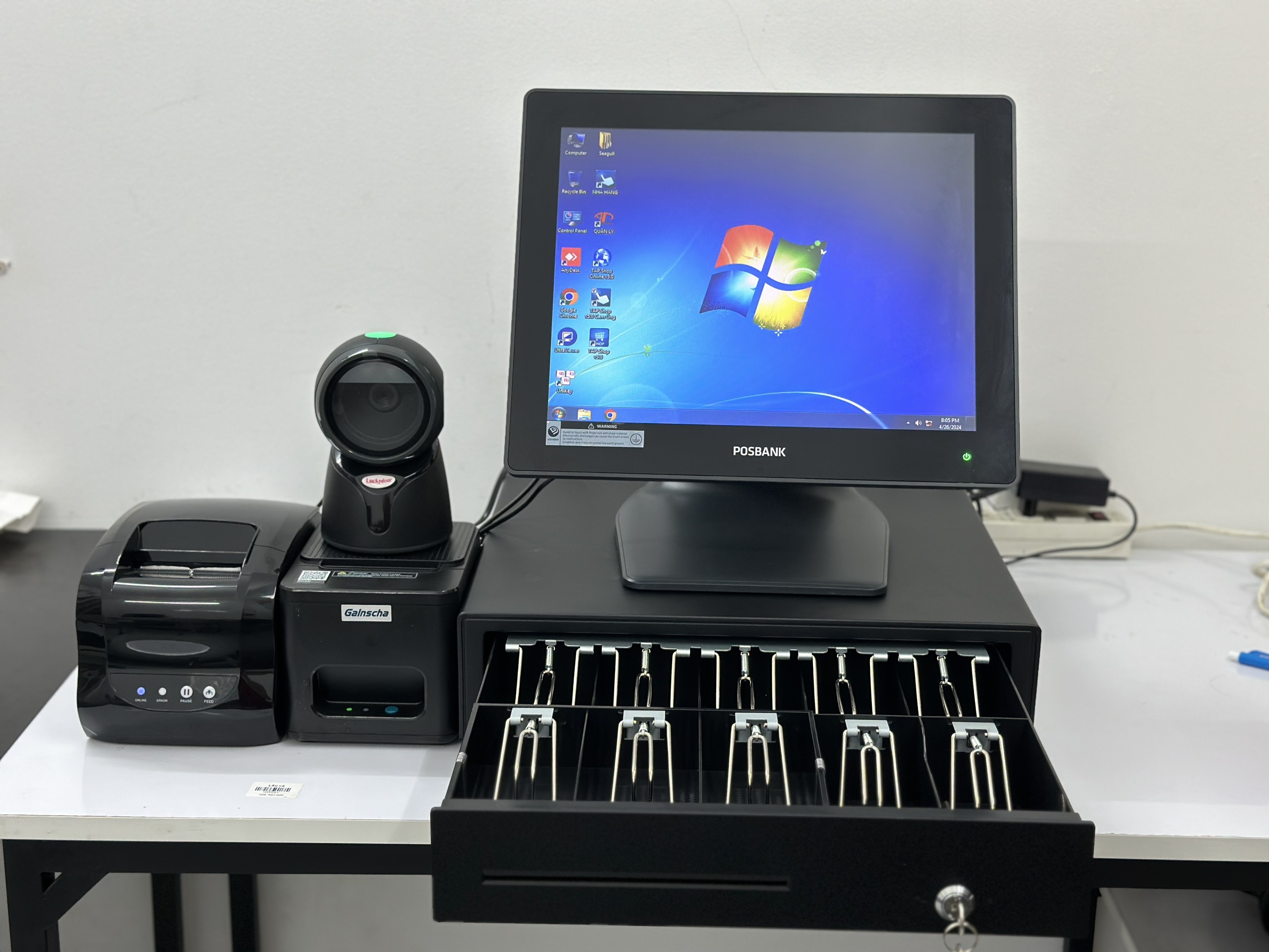 Thanh lý máy tính tiền cho tạp hóa, shop, siêu thị