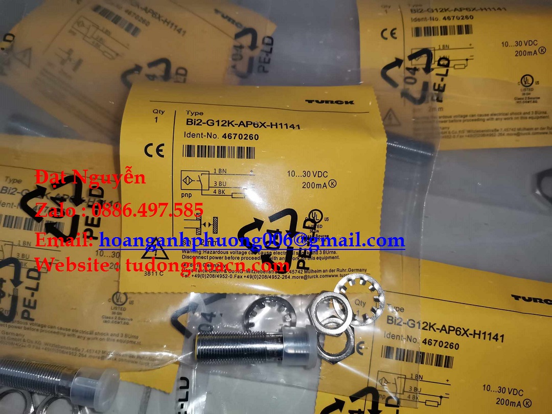 Bi2-G12K-AP6X-H1141 bộ cảm biến Turck chính hãng bảo hành 1 năm