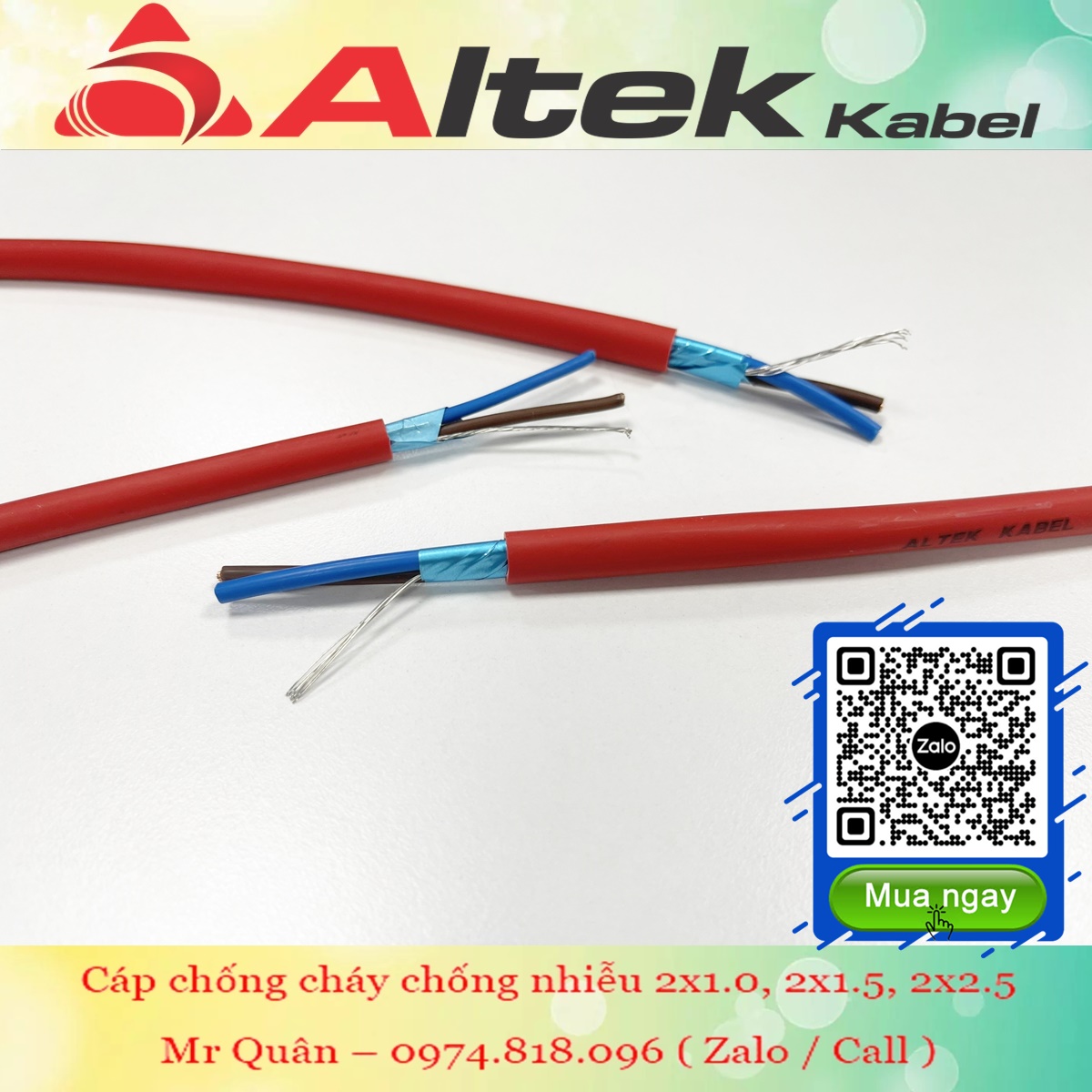 Altek Kabel: Cáp chống cháy chống nhiễu giá rẻ