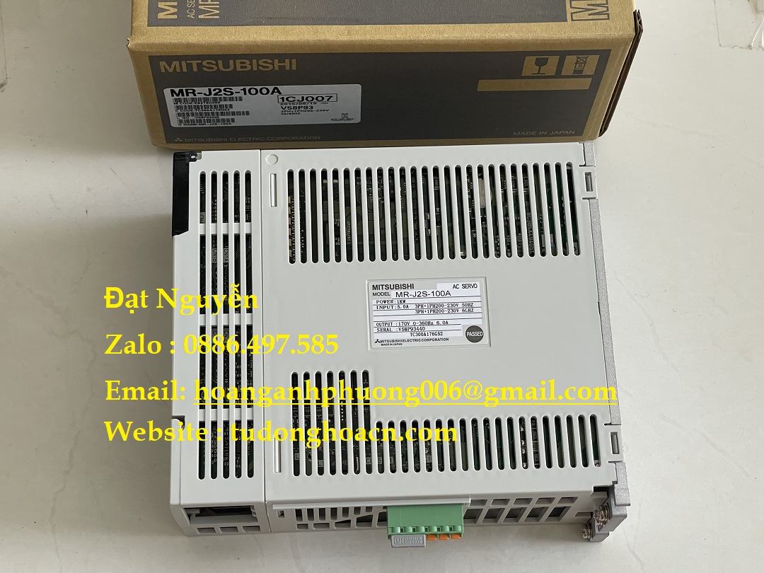 Bộ điều khiển Servo MR-J2S-100A Mitsubishi giải pháp hoàn hảo cho CN