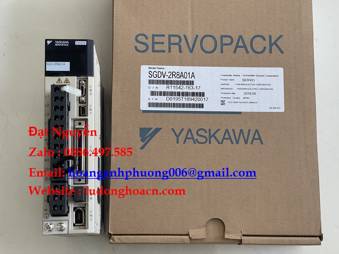 Servo Driver SGDV-2R8A01A Yaskawa giải pháp điều khiển chuyển động