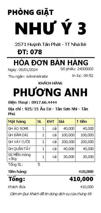 SALE OFF PHẦN MỀM QUẢN LÝ-TÍNH TIỀN CHO CỬA HÀNG GIẶT SẤY GIÁ RẺ