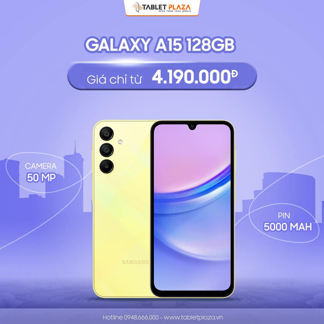 ƯU ĐÃI CUỐI TUẦN: GALAXY A15