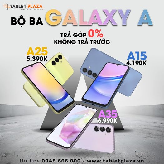 Săn ngay bộ 3 - Samsung Galaxy A giá cực sốc