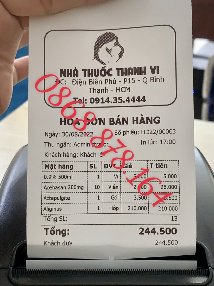 Phần Mềm Tính Tiền Quản Lý Nhà Thuốc Tây Giá Rẻ -0868.878.164