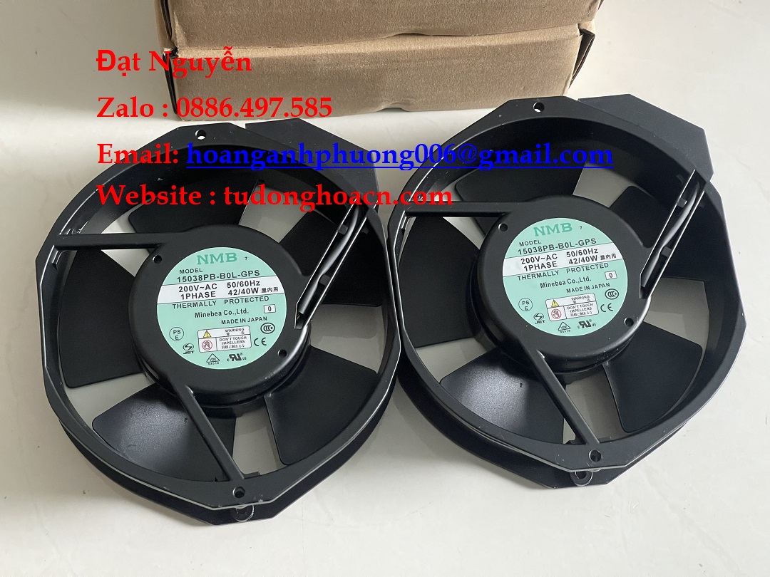 15038PB-B0L-GPS - Bộ quạt hút công nghiệp NMB