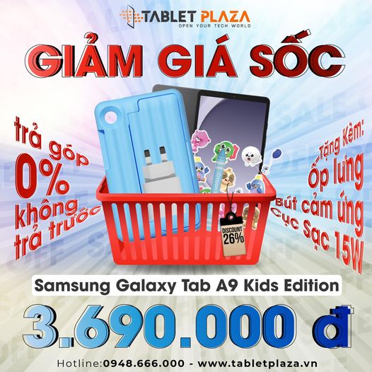 Sở hữu ngay dòng máy tính bảng thiết kế tinh tế với giá học sinh