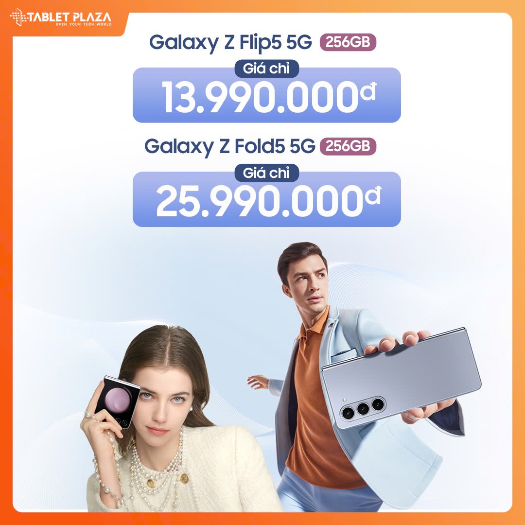 Flash sale - Bộ đôi galaxy Z5 Series