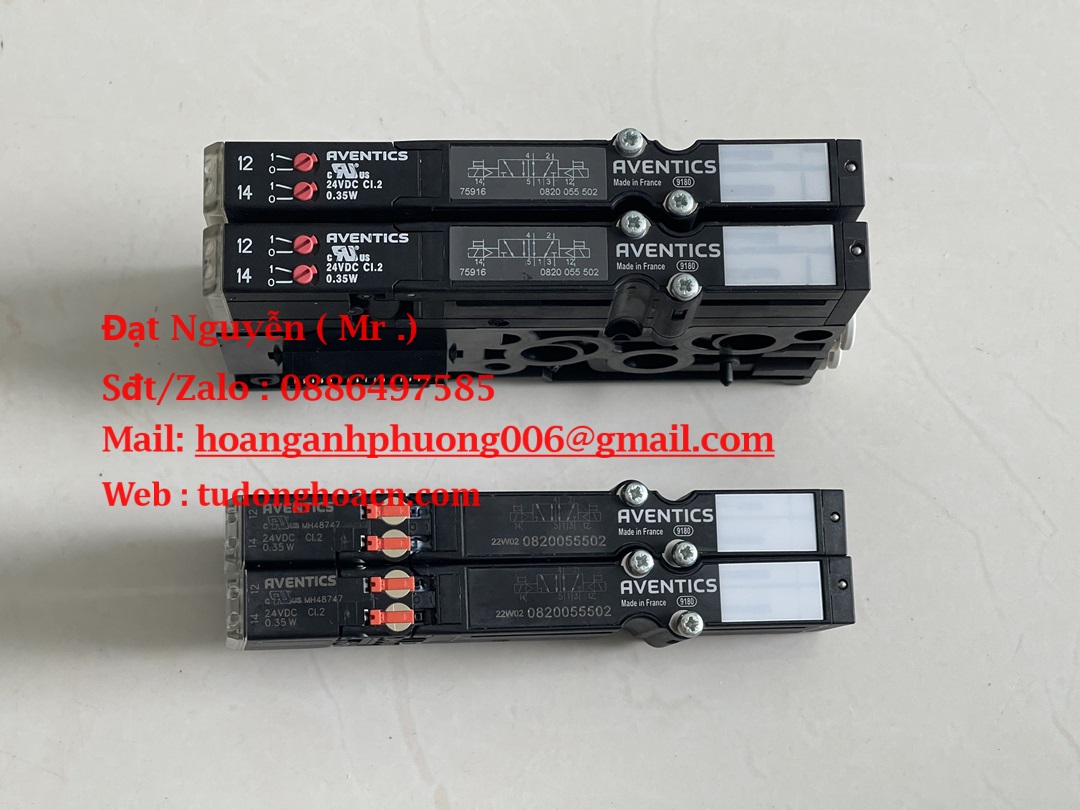 Van điện từ 0820 055 502 Aventics - Tối ưu hóa hiệu suất công nghiệp