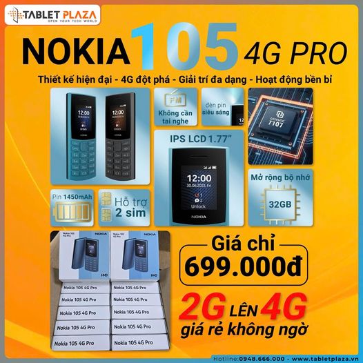 Nghe rõ âm thanh cùng loa lớn cùng Nokia 105