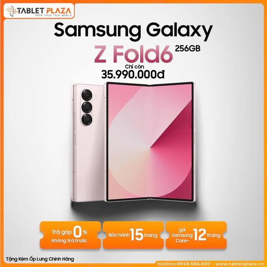 Khám phá hệ sinh thái cùng Z Fold 6 với giá cục sốc