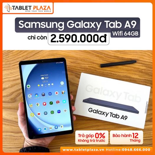 Tab A9 giá tốt tại TabletPlaza Thủ Dầu Một