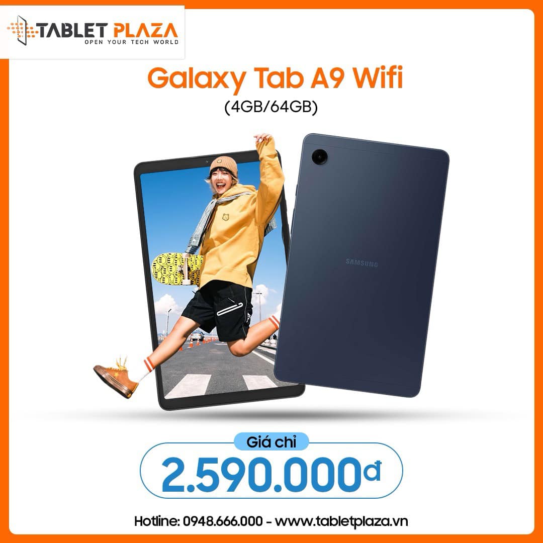 Tab A9 giam chi con 2.590.000d tại TabletPlaza