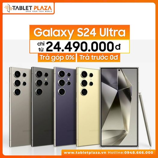 Samsung Galaxy S24 Ultra giá giảm chỉ còn 24.490.000đ