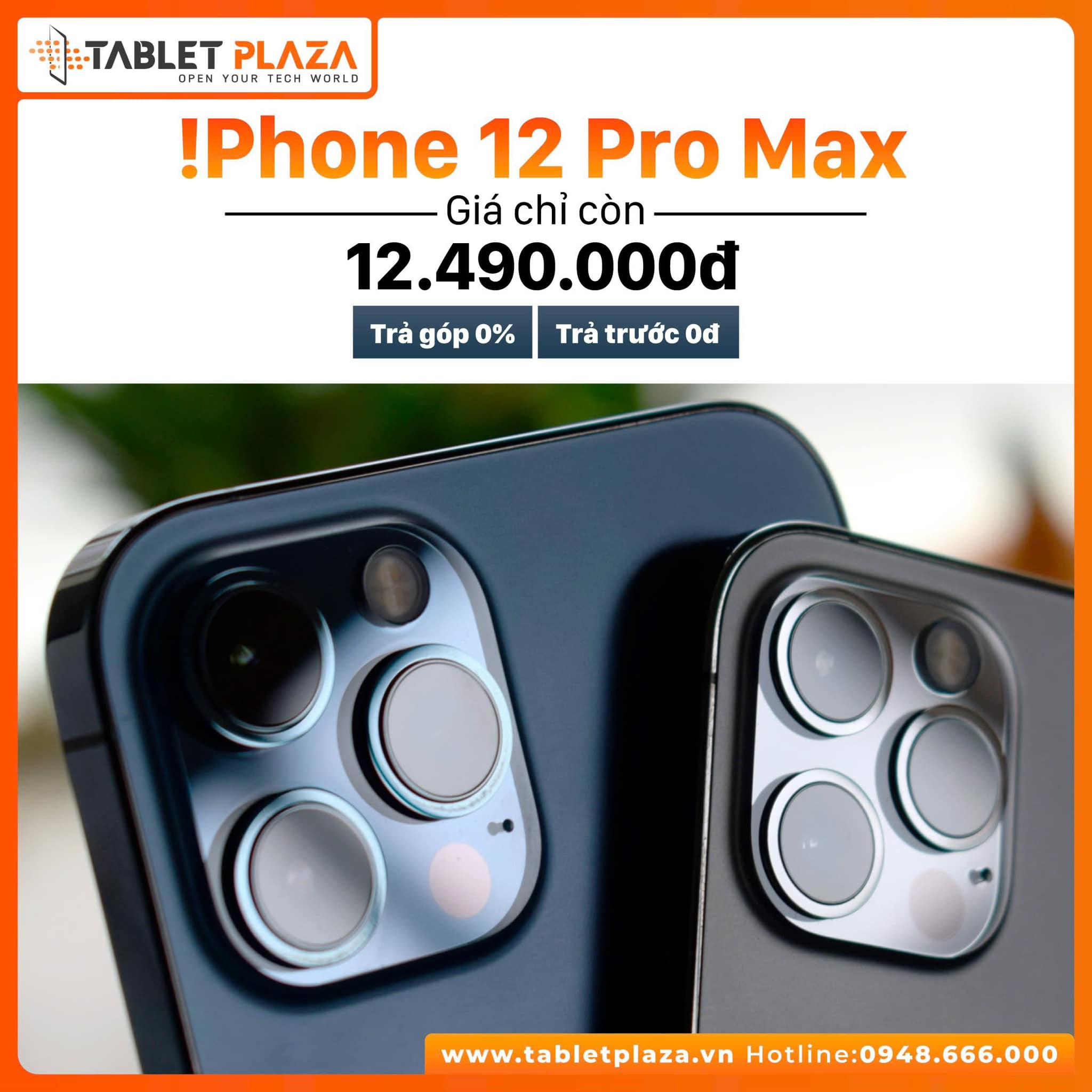 Iphone 12 Promax 128g giấ sale chỉ còn 12.990.000đ